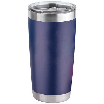20 Oz. Dark Blue Tahoe Travel Tumbler